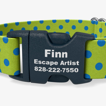 closeup of personalization